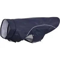 vidaXL Hondenregenjas met reflecterende strips polyester blauw 2XL