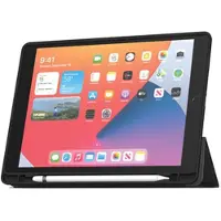 MW Folio SlimSkin pour iPad 10.2" 7ème génération 8ème génération 9ème génération 2019 2020 et 2021 Noir