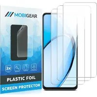 Mobigear Screenprotector geschikt voor OPPO A60 | Screenprotector Folie - Case Friendly (3-Pack)