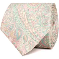 Tresanti | BILLI | Zijden stropdas paisley | Multi pastel