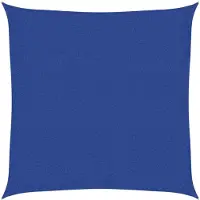 vidaXL Zonnezeil 160 g/m² vierkant 3,6x3,6 m HDPE blauw