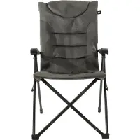 Travellife Barletta Cross Campingstoel Antraciet - Ventilerende en weerbestendige Airmesh bekleding - 120 kg draagvermogen - Inclusief draagtas