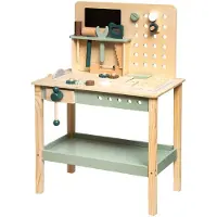 MISOU Werkbank - voor kinderen - Werktafe - Speelgoed - gereedschap - Kinder gereedschap - BUILDY