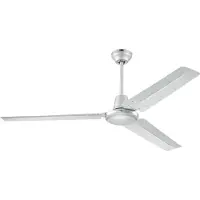 WESTINGHOUSE plafondventilator Industrial, zilver, stil, 142 cm Industrial, alu / grijs / zink, Woon-/ Eetkamer, metaal, Modern