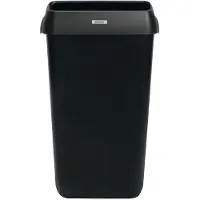 Katrin - Vuilnisbak 92261, 25 liter, zwart | 2 stuks