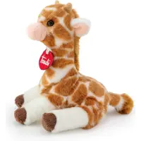 Trudi Trudini Knuffel Giraf 19 cm - Hoge kwaliteit pluche knuffel - Knuffeldier voor jongens en meisjes - Bruin Wit - 13x19x13 cm maat XS