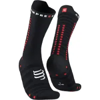 Compressport Set Pro Racing Socks v4.0 Bike-sokken, zwart/rood || Maat: 45-48