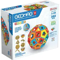 Geomag Magneetset - Supercolor Panels Masterbox - 388 Onderdelen - - OneSize - Magnetisch speelgoed