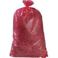 Deiss Afvalzakken Premium - LDPE - 120 L - 37 micron - rood -250 st
