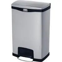 Rubbermaid RVS Pedaalemmer Breed | 50 L