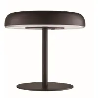 Nordlux LED tafellamp op zonne-energie en accu Elmer, zwart, metaal, IP44 dimbaar, zwart, Kunststof, Scandinavisch