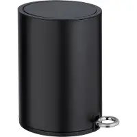 Wenko Cosmetica Pedaalemmer Monza Easy Close Zwart Mat 3L