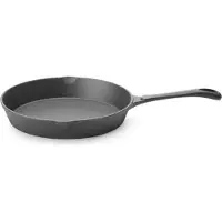Hendi Gietijzeren skillet – 25 cm – met schenktuiten en ophangoog – zwart
