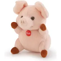 Trudi Sweet Collection Knuffel Varken 9 cm- Hoge kwaliteit pluche knuffel - Knuffeldier voor jongens en meisjes - Roze - 7x9x8 cm maat XXS