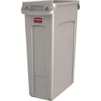 Rubbermaid Slim Jim afvalbak, 87 liter, beige
