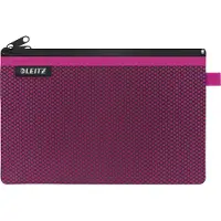 Leitz WOW Etui Met Twee Vakken - Opbergen en Organiseren - Maat L - Roze