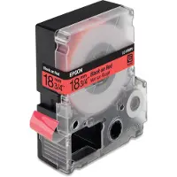 Epson Pastel Tape - LC5RBP9 Pastel Blk/Red 18/9 (C53S626400)