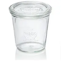 Weck Stort Glas Hoog 290ml 6 Stuks Transparant transparant Glas Weckpot