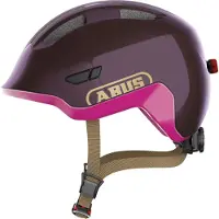 ABUS Fietshelm - Smiley 3,0 Ace LED - Royal Purple - - 45-51 cm - Fietshelmen