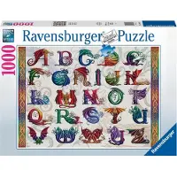 Ravensburger Dragon Alphabet Jigsaw puzzle 1000 pc(s) Art