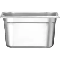 Super Merchant GN 1/4 container, hoogte 150 mm, roestvrij staal - 800546