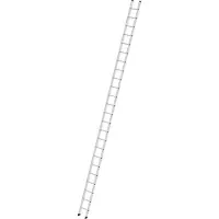 Munk enkele sport ladder, aluminium, draagvermogen 150 kg, sportafstand 280 mm, B 350 mm, 24 sporten