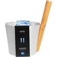 Rento Sauna Design Emmer met handvat – Aluminium