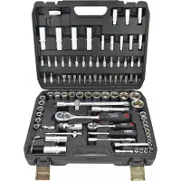AWTOOLS 94-delige sleutelset 1/2" / 1/4"