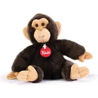 Trudi Classic Knuffel Aap Bisko 23 cm - Hoge kwaliteit pluche knuffel - Knuffeldier voor jongens en meisjes - Bruin - 23x22x12 cm maat S