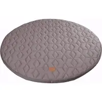 Filibabba Speelmat - Ø 90 cm - Soft Schuld - Donkergrijs - - OneSize - Speelmaten