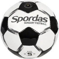Spordas sensorische voetbal - voelbare en hoorbare bal voor kinderen.