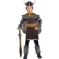 Amscan Kostüm verkleedkostuum Viking jongens polyester jaar
