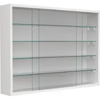 VCM Houten glazen opknoping vitrinekast Muur vitrinekast Collectible decoratieve verzamelaar vitrinekast Drivalo L