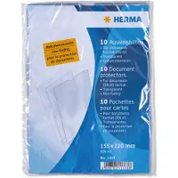 Herma Documenthoes A5 transparant PP 155x220mm 10 stuks