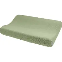 Meyco Baby Teddy aankleedkussenhoes - olive green - 50x70cm