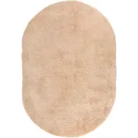 vidaXL Hoogpolig vloerkleed NAVARRA 300x200 cm polyester beige