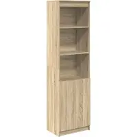 vidaXL Highboard 50x35x180 cm spaanplaat sonoma eikenkleurig