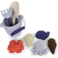 Filibabba silicone strandset - Blauw mix