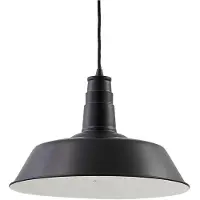 LINDBY Hanglampe , Laylan, dimbare, Zwart, Eetkamer, Metaal, Modern