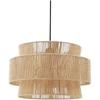 LINDBY Hanglampe , Anuva, dimbare, Beige, Eetkamer, Papier / Karton, Landhuis / Rustiek