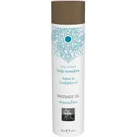 Hot - Shiatsu Masculine - massageolie - amber-eucalyptus (100 ml)