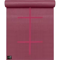 Yogistar Yogamat plus alignment bordeaux Fitnessmat YOGISTAR