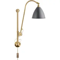 Gubi Wandlampe , Goud / Messing, Woonkamer, Metaal