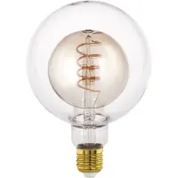 Eglo LED lamp E27 | Bol G125 | Filament | Goud | 2000K | Dimbaar | 4W