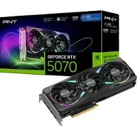 PNY GeForce RTX 5070 ARGB Epic-X RGB Overklokt Drievoudige ventilator - 12 GB GDDR7, HDMI, 3x DP