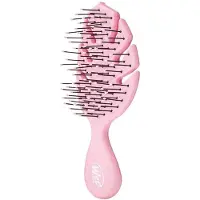 The Wet Brush Go green detangler pink mini