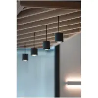 SLV Hanglampe , Zwart, Woonkamer, Aluminium