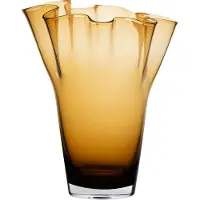 Sagaform Viva vaas groot 24,5 cm Amber