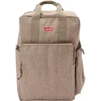 Levi's Rugzak 'Large L-Pack Backpack' grijs / bloedrood / wit
