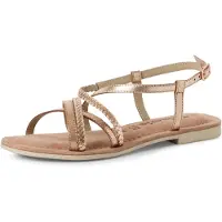 Tamaris Sandalen met riem rose-goud